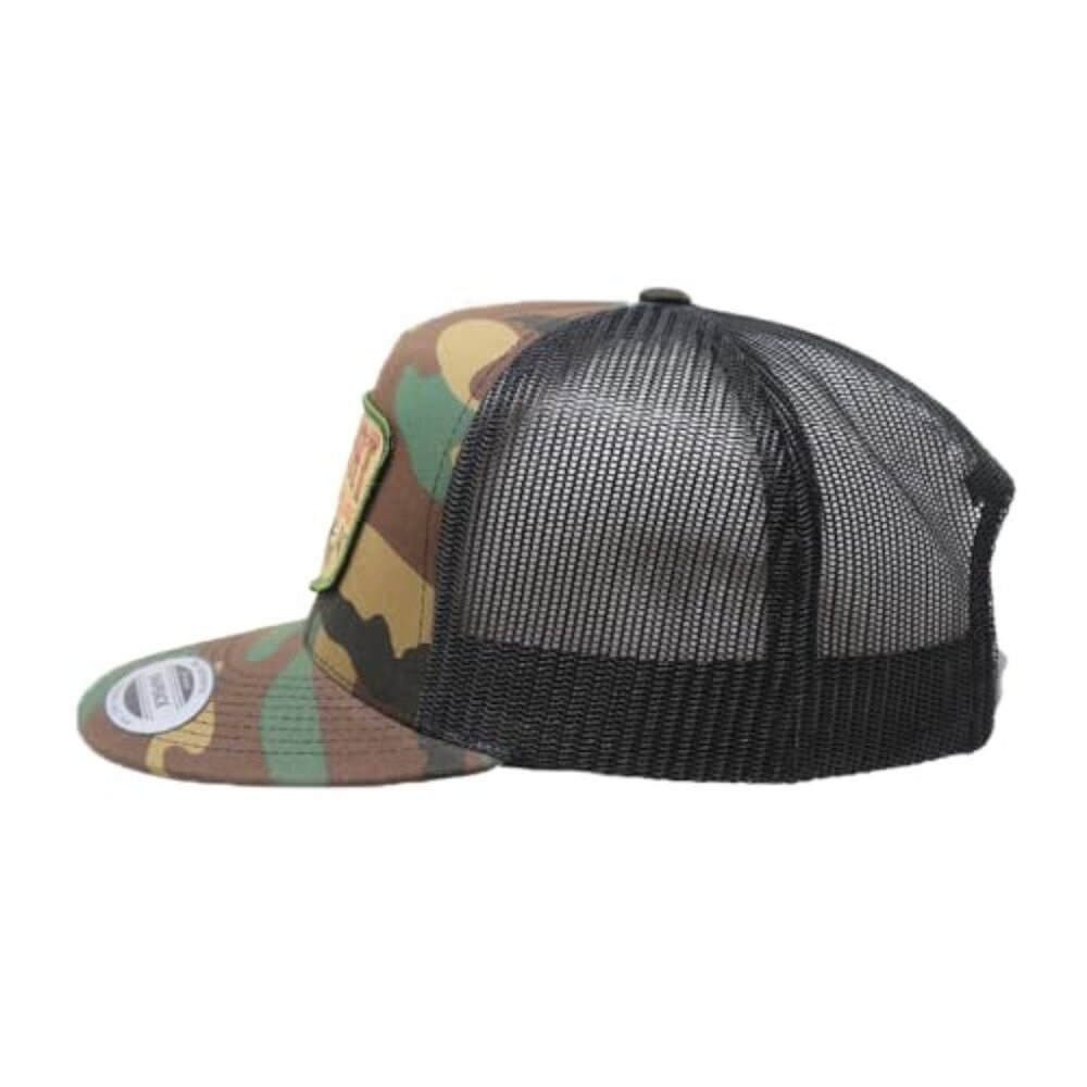 Adjustable Snapback Trucker Hat Mesh Back Poly-Co… - image 3